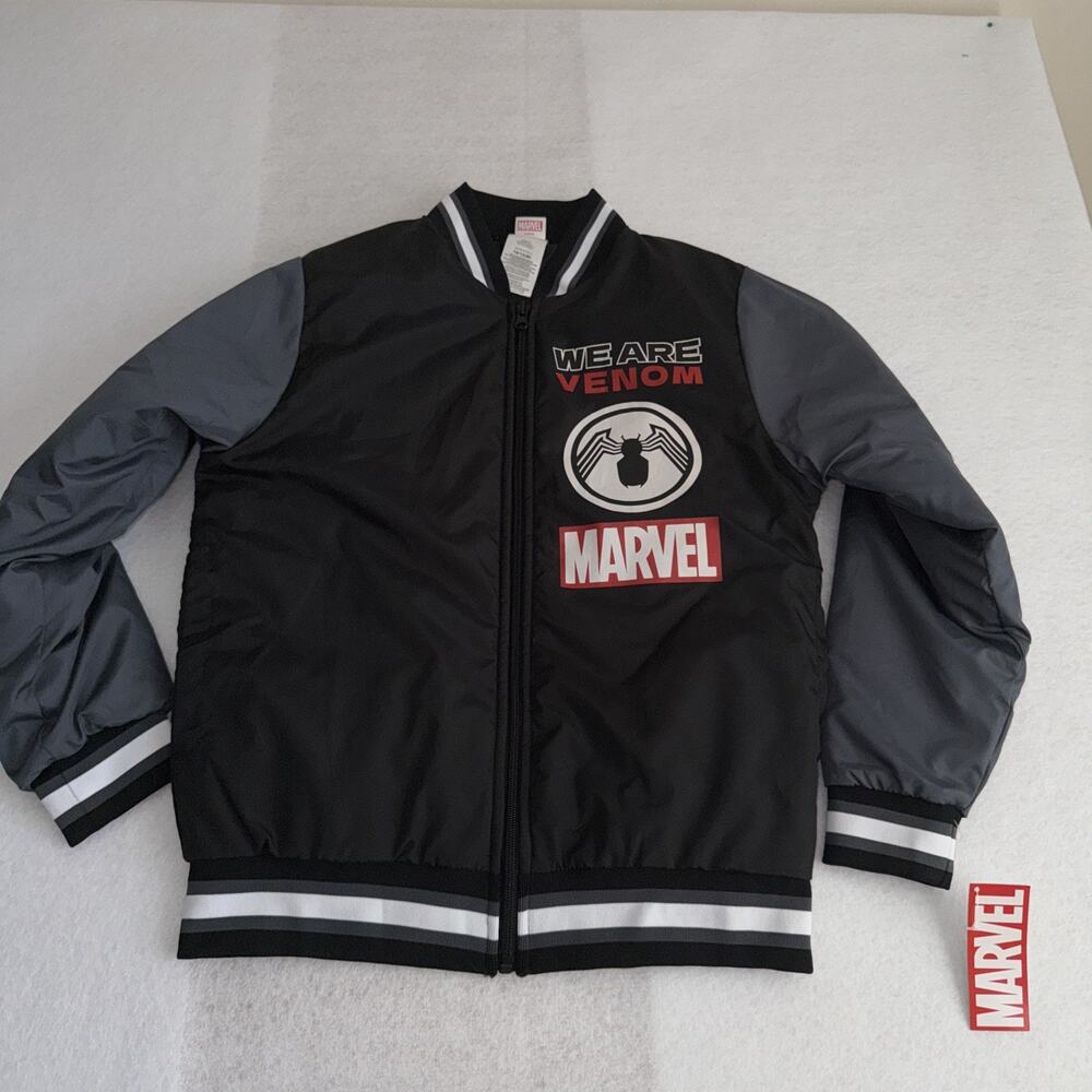 Marvel VENOM BOMBER JACKET Boys SIZE 10